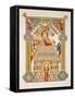 Temptation of Christ, from a Facsimile Copy of the Book of Kells, Published by Day and Son-Irish Photographer-Framed Stretched Canvas