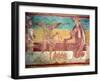 Temptation of Christ in the Desert by the Devil, 12th Century (Fresco)-French-Framed Giclee Print