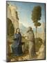 Temptation of Christ in the Wilderness, c.1500-4-Juan de Flandes-Mounted Giclee Print