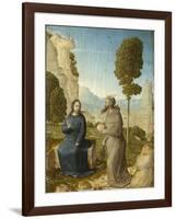 Temptation of Christ in the Wilderness, c.1500-4-Juan de Flandes-Framed Giclee Print