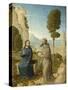 Temptation of Christ in the Wilderness, c.1500-4-Juan de Flandes-Stretched Canvas