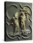 Temptation of Christ, Panel-Lorenzo Ghiberti-Stretched Canvas