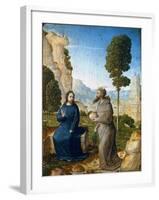 Temptation of Christ-Juan de Flandes-Framed Giclee Print