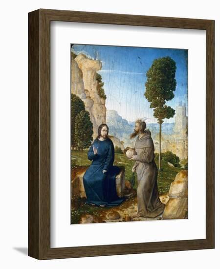 Temptation of Christ-Juan de Flandes-Framed Giclee Print