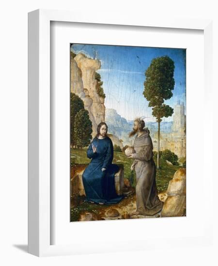 Temptation of Christ-Juan de Flandes-Framed Giclee Print