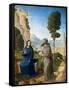 Temptation of Christ-Juan de Flandes-Framed Stretched Canvas