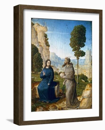 Temptation of Christ-Juan de Flandes-Framed Giclee Print