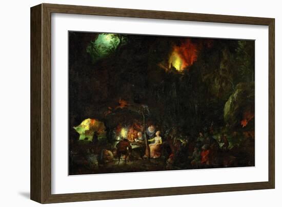 Temptation of Saint Anthony-Jan Brueghel the Elder-Framed Giclee Print