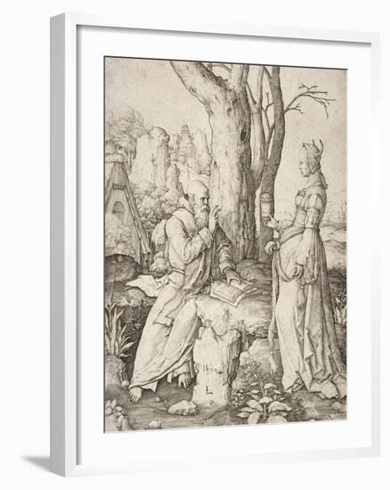 Temptation of St. Anthony, 1509-Lucas van Leyden-Framed Giclee Print