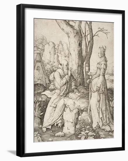 Temptation of St. Anthony, 1509-Lucas van Leyden-Framed Giclee Print