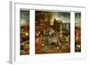 Temptation of St. Anthony, C.1501 (Oil on Panel)-Hieronymus Bosch-Framed Giclee Print