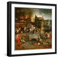 Temptation of St. Anthony (Centre Panel)-Hieronymus Bosch-Framed Giclee Print