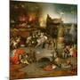 Temptation of St. Anthony (Centre Panel)-Hieronymus Bosch-Mounted Giclee Print