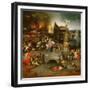 Temptation of St. Anthony (Centre Panel)-Hieronymus Bosch-Framed Giclee Print