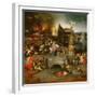 Temptation of St. Anthony (Centre Panel)-Hieronymus Bosch-Framed Giclee Print