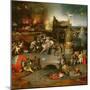 Temptation of St. Anthony (Centre Panel)-Hieronymus Bosch-Mounted Giclee Print