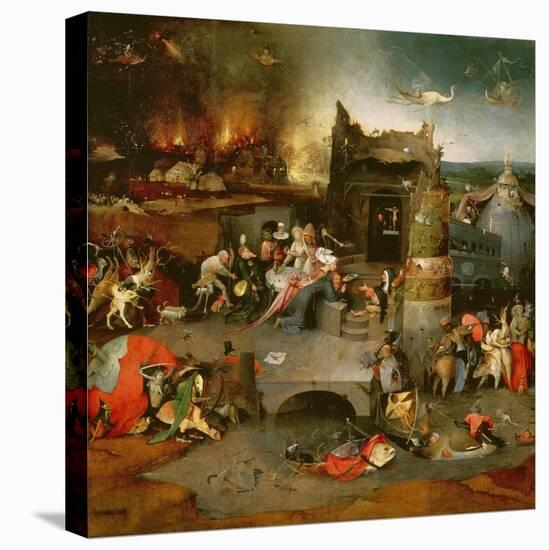 Temptation of St. Anthony (Centre Panel)-Hieronymus Bosch-Stretched Canvas