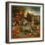 Temptation of St. Anthony (Centre Panel)-Hieronymus Bosch-Framed Premium Giclee Print