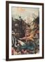 Temptation of St. Anthony, from the Isenheim Altarpiece, circa 1512-16-Matthias Grünewald-Framed Giclee Print