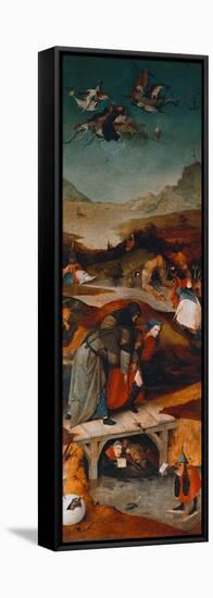 Temptation of St. Anthony (Left Hand Panel)-Hieronymus Bosch-Framed Stretched Canvas