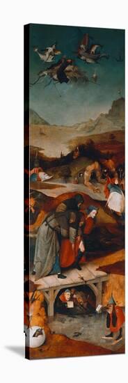 Temptation of St. Anthony (Left Hand Panel)-Hieronymus Bosch-Stretched Canvas