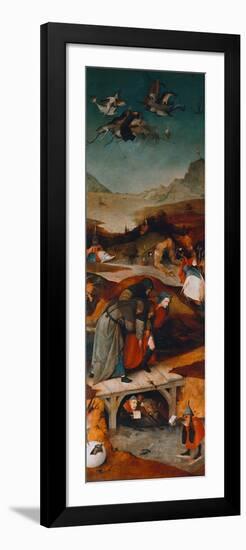 Temptation of St. Anthony (Left Hand Panel)-Hieronymus Bosch-Framed Giclee Print