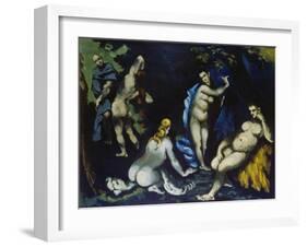 Temptation of St. Anthony-Paul Cézanne-Framed Giclee Print