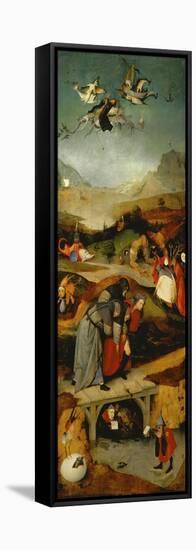 Temptation of St. Anthony-Hieronymus Bosch-Framed Stretched Canvas