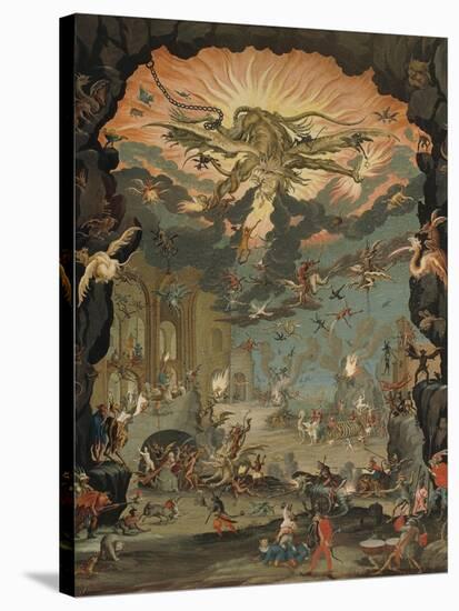 Temptation of St Anthony-Jacques Callot-Stretched Canvas