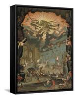 Temptation of St Anthony-Jacques Callot-Framed Stretched Canvas