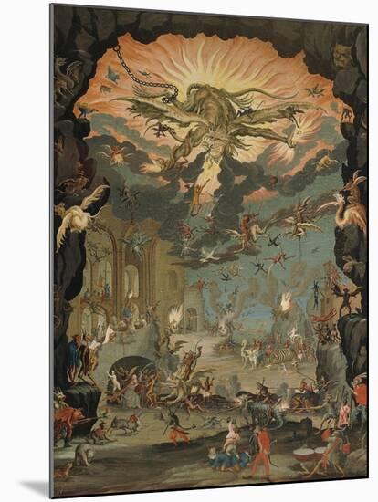 Temptation of St Anthony-Jacques Callot-Mounted Giclee Print
