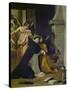 Temptation of St. Thomas Aquinas-Diego Velazquez-Stretched Canvas