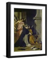 Temptation of St. Thomas Aquinas-Diego Velazquez-Framed Giclee Print