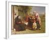 Temptation: the Fruit Stall-George Smith-Framed Giclee Print