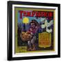 Temptation Yam Label - Pittsburg, TX-Lantern Press-Framed Art Print