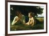 Temptation-William Adolphe Bouguereau-Framed Premium Giclee Print