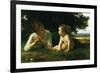 Temptation-William Adolphe Bouguereau-Framed Premium Giclee Print