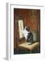 Temptation-Henriette Ronner Knip-Framed Giclee Print