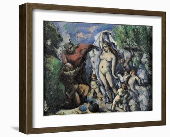 Temptations of St Anthony-Paul Cézanne-Framed Giclee Print