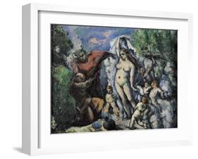 Temptations of St Anthony-Paul Cézanne-Framed Giclee Print