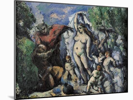 Temptations of St Anthony-Paul Cézanne-Mounted Giclee Print