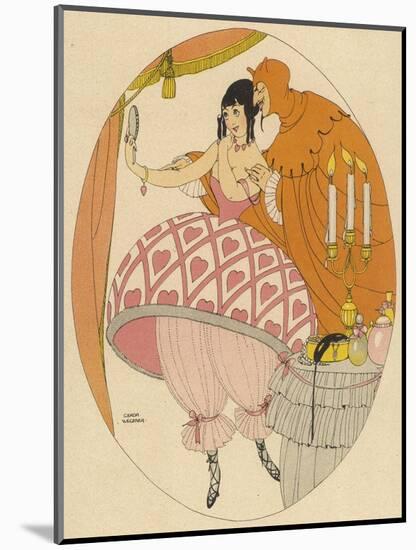 Tempted Lady-Gerda Wegener-Mounted Art Print