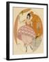 Tempted Lady-Gerda Wegener-Framed Art Print