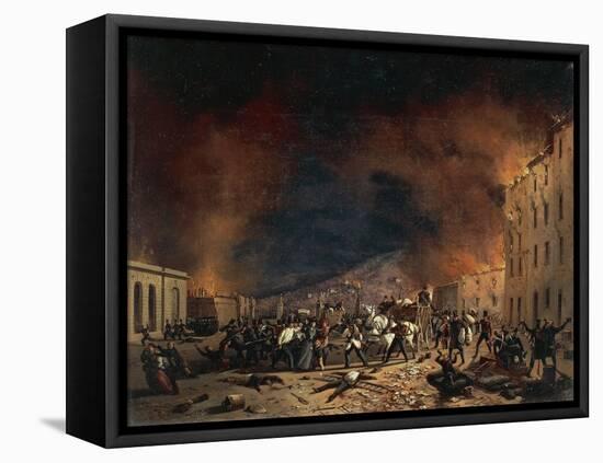 Ten Days of Brescia at Torrelunga Gate-Faustino Joli-Framed Stretched Canvas