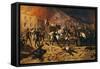 Ten Days of Brescia, Defense of Port Torrelunga in 1849-Faustino Joli-Framed Stretched Canvas