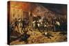 Ten Days of Brescia, Defense of Port Torrelunga in 1849-Faustino Joli-Stretched Canvas