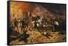 Ten Days of Brescia, Defense of Port Torrelunga in 1849-Faustino Joli-Framed Stretched Canvas