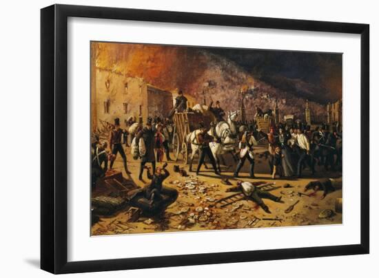 Ten Days of Brescia, Defense of Port Torrelunga in 1849-Faustino Joli-Framed Giclee Print