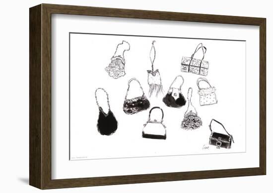 Ten Handbags-Tina-Framed Art Print