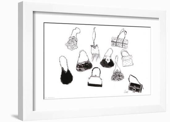 Ten Handbags-Tina-Framed Art Print